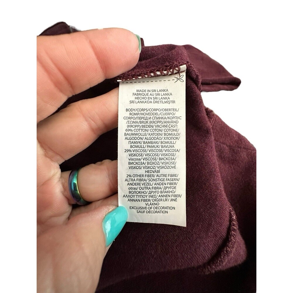 Polo Ralph Lauren Sweater Mens XXL 1/4 Zip Pullover Jacket Burgundy #P13-1 - Picture 6 of 10